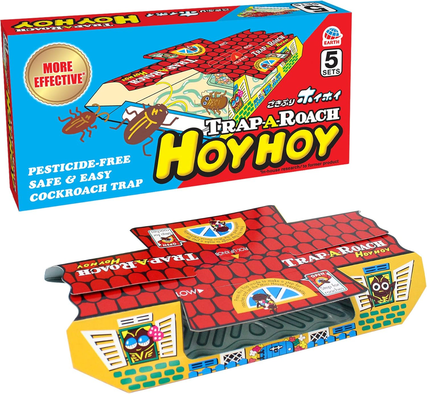HOY HOY Cockroach Trap-5 Traps